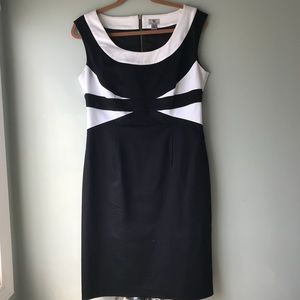 🌷Host Pick🌷 Black and White Worthington Dress
